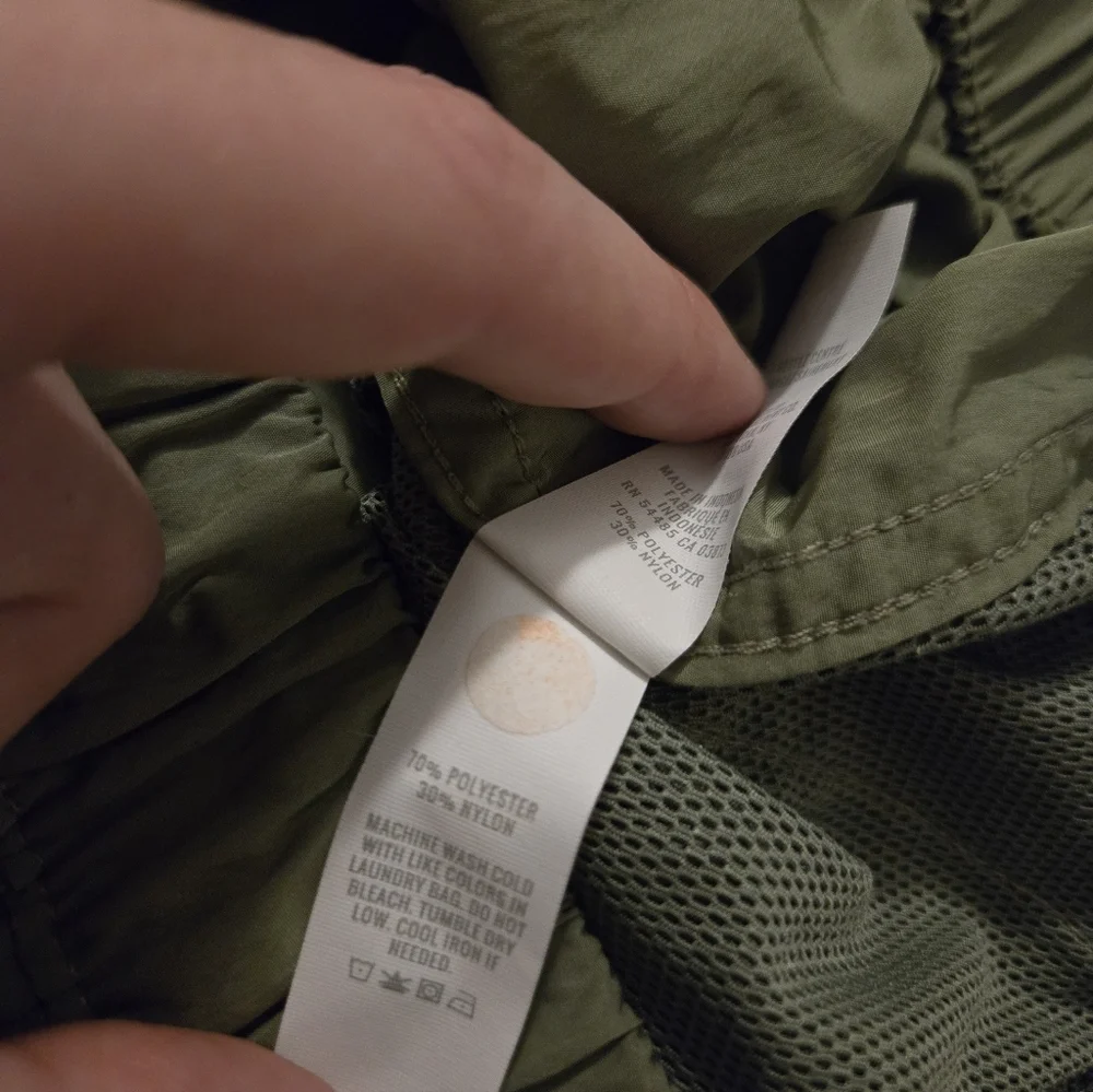 Aerie Offline Green Baggy Wide Leg Lightweight Pants Small - Picture 9 of 10